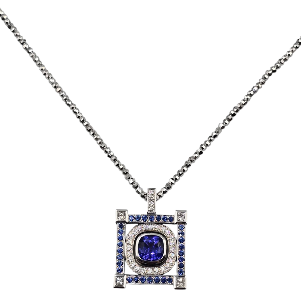 Anhänger von Harry Brunner – Saphir & Diamant – Bild 2