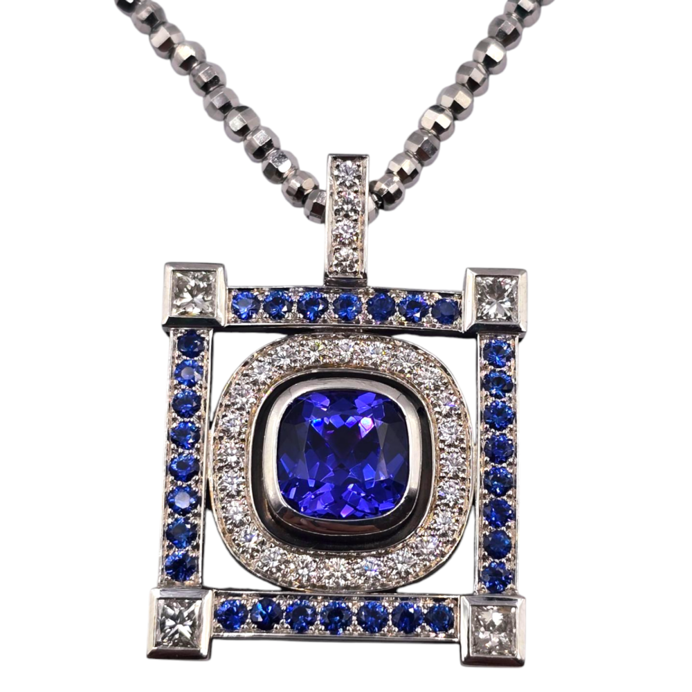 Anhänger von Harry Brunner – Saphir & Diamant