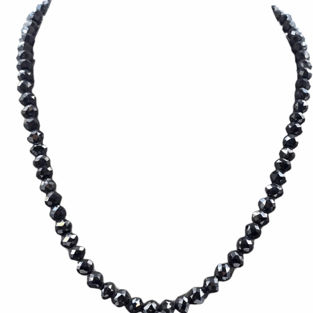 Black Diamonds Halskette mit Zertifikat