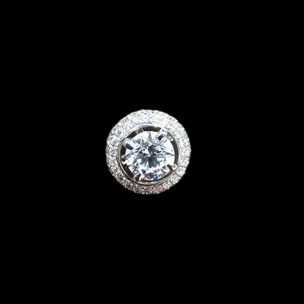 Diamant Ohrstecker mit Brillanten – Bild 2