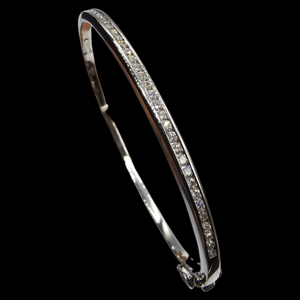 Edles Diamantarmband aus Weißgold – Bild 2