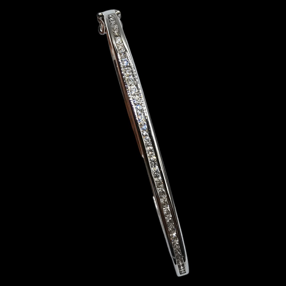 Edles Diamantarmband aus Weißgold – Bild 3