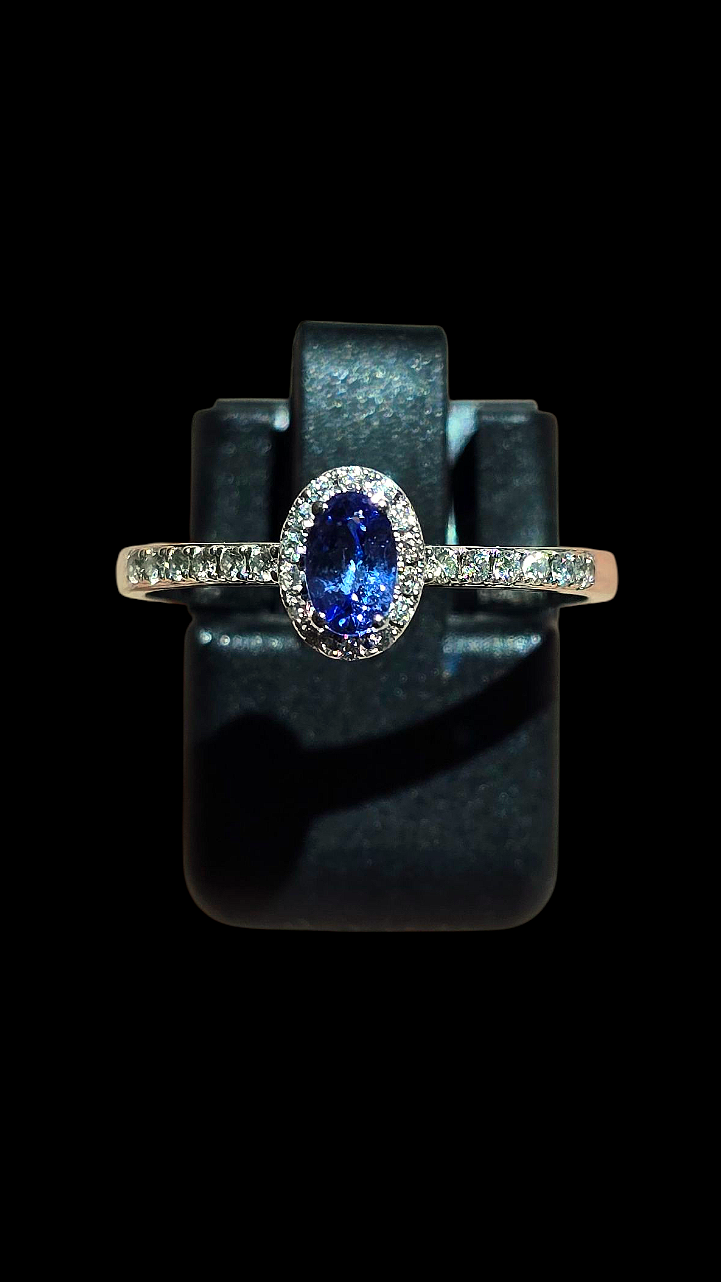 Tansanit Set mit Brillanten – Bild 2